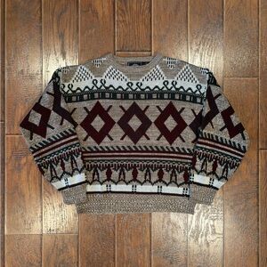 Vintage 90s Navigator Knit Sweater